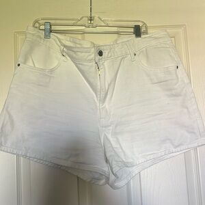 H&M size 16 white shorts, worn once
